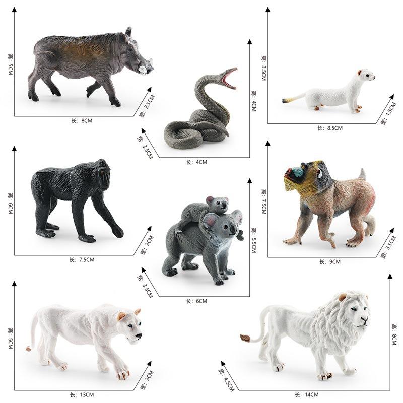 Lifelike Lion African Ferret And More Animal Figurines For Kids And Collectors
