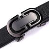 Men's Automatic Alloy Buckle Leather Belt
