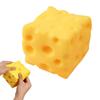Giant Cheese Stress Toy Slow Rising Food Squeeze Sensory Stress Reliever Cheese Block Decompress Toy for Kids Adults Students