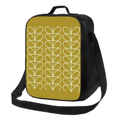 תיק צהריים מבודד Orla Kiely Multistem עם הדפס פרחים סקנדינביים, תיק קירור רב פעמי, קופסת בנטו תרמית לאוכל, לעבודה, לבית הספר, לנסיעות
