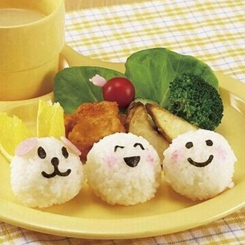 Round Rice Ball Mould Football Shaped Sushi Diy Eggs Stamping Mold Baking Tools