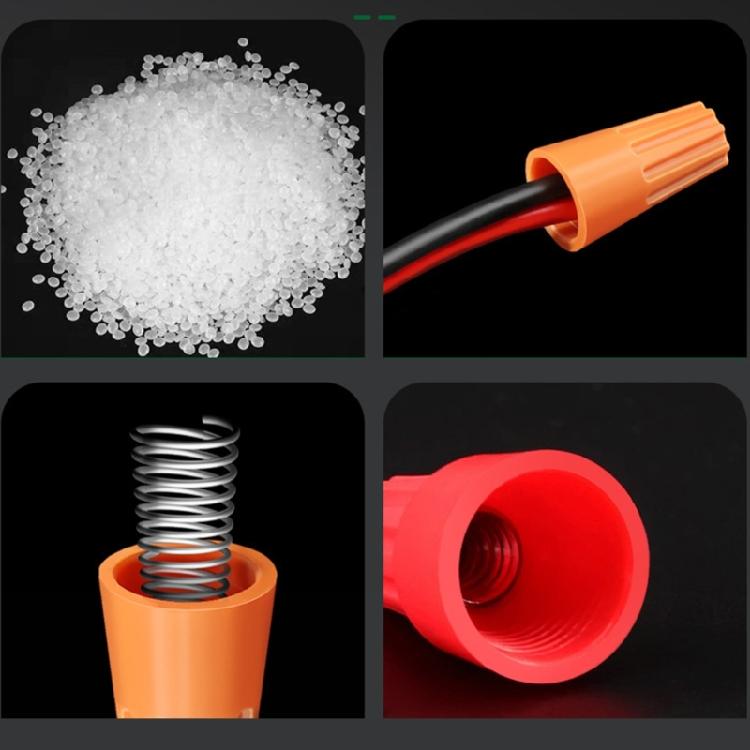 Profesjonalne złączki do przewodów Elektryczne złączki sprężynowe do płynnego łączenia przewodów Efektywna przewodność