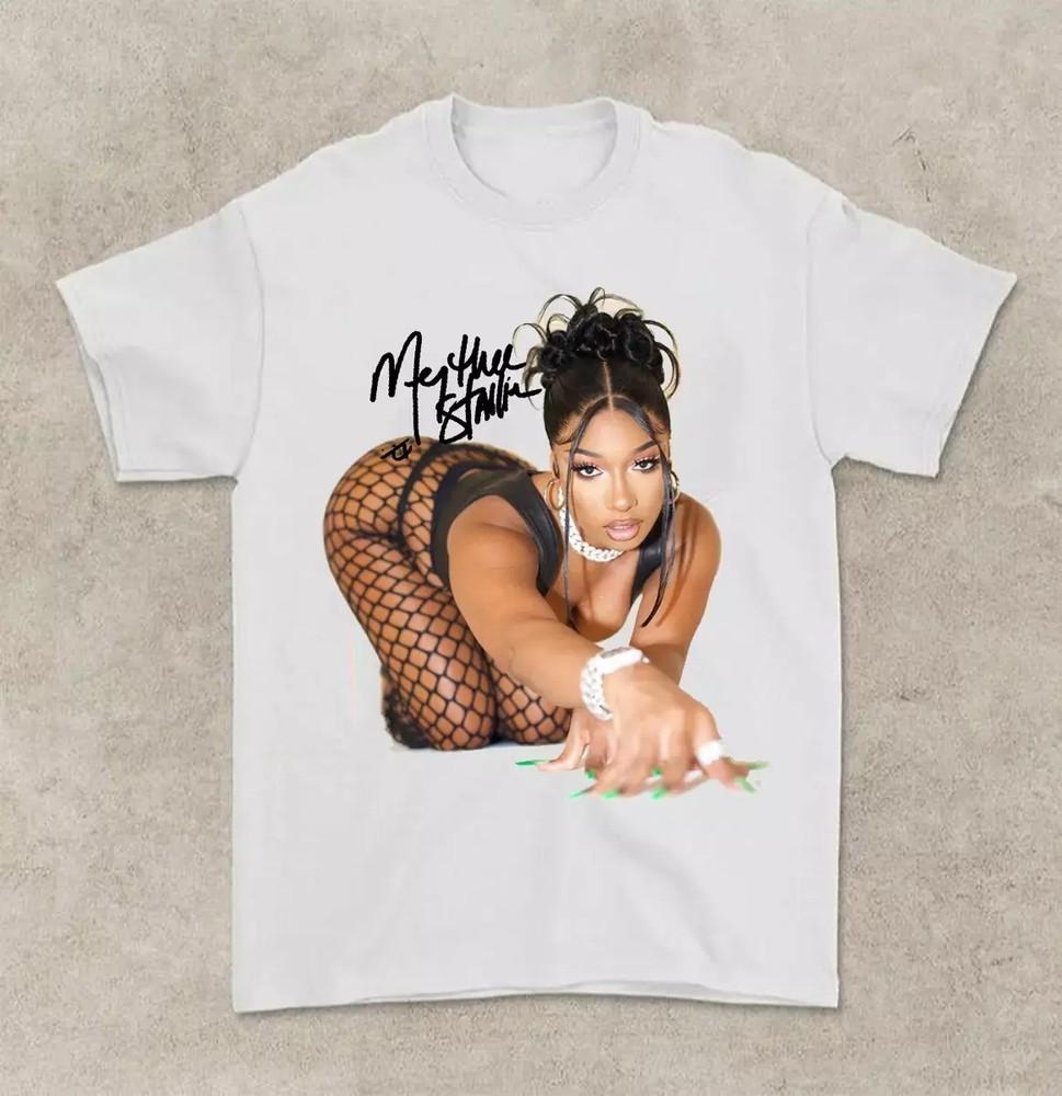 

Megan Thee Stallion White T-Shirt Cotton Full Size Unisex S-5XL Unisex T-Shirt XXXL