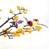12pcs/Set Simulation Feather Birds Models Fake Artificial Foam Animal Wedding Home Garden Figurine Ornament Miniature Decoration
