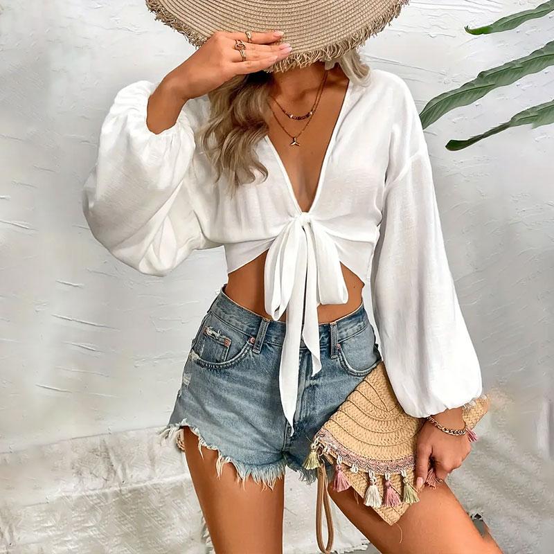 Swim Cover Up White Beach Tank Top Sexy V-neck Long Bathing Suit Women Swimwear Bikini Tunic Long Pareos Robe Beachwear Outfit