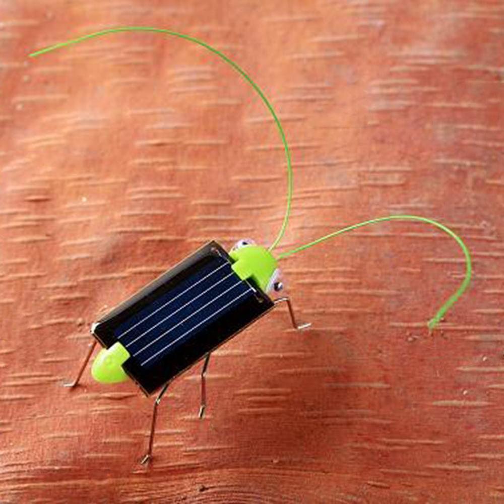 Mini Cricket Educational Kids Gift Solar Bug Robot Insect Learning