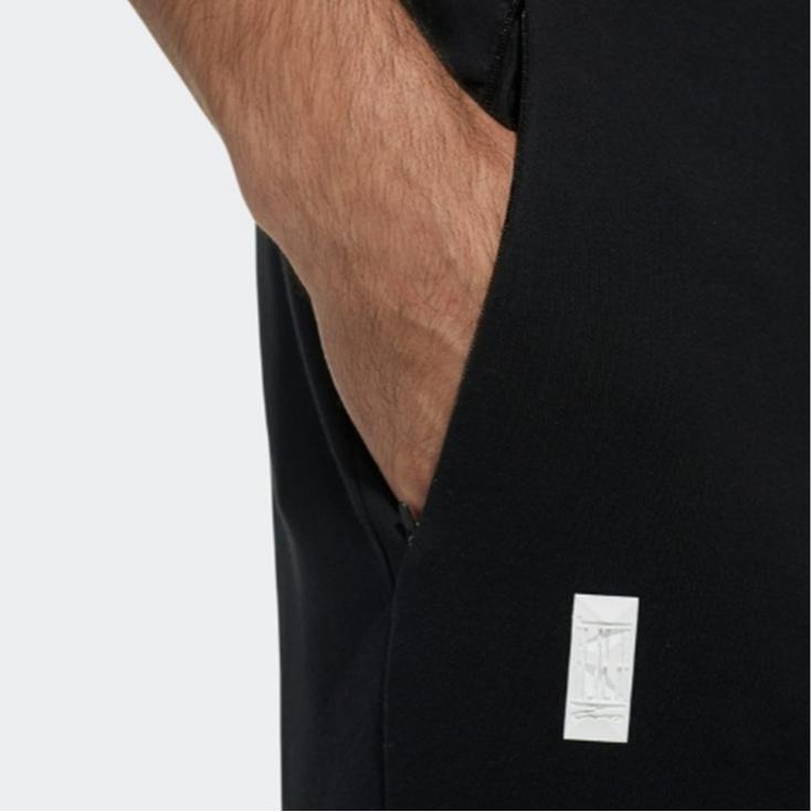 Adidas Woven Tapered Cropped Pants Men Bottoms Black DY8766