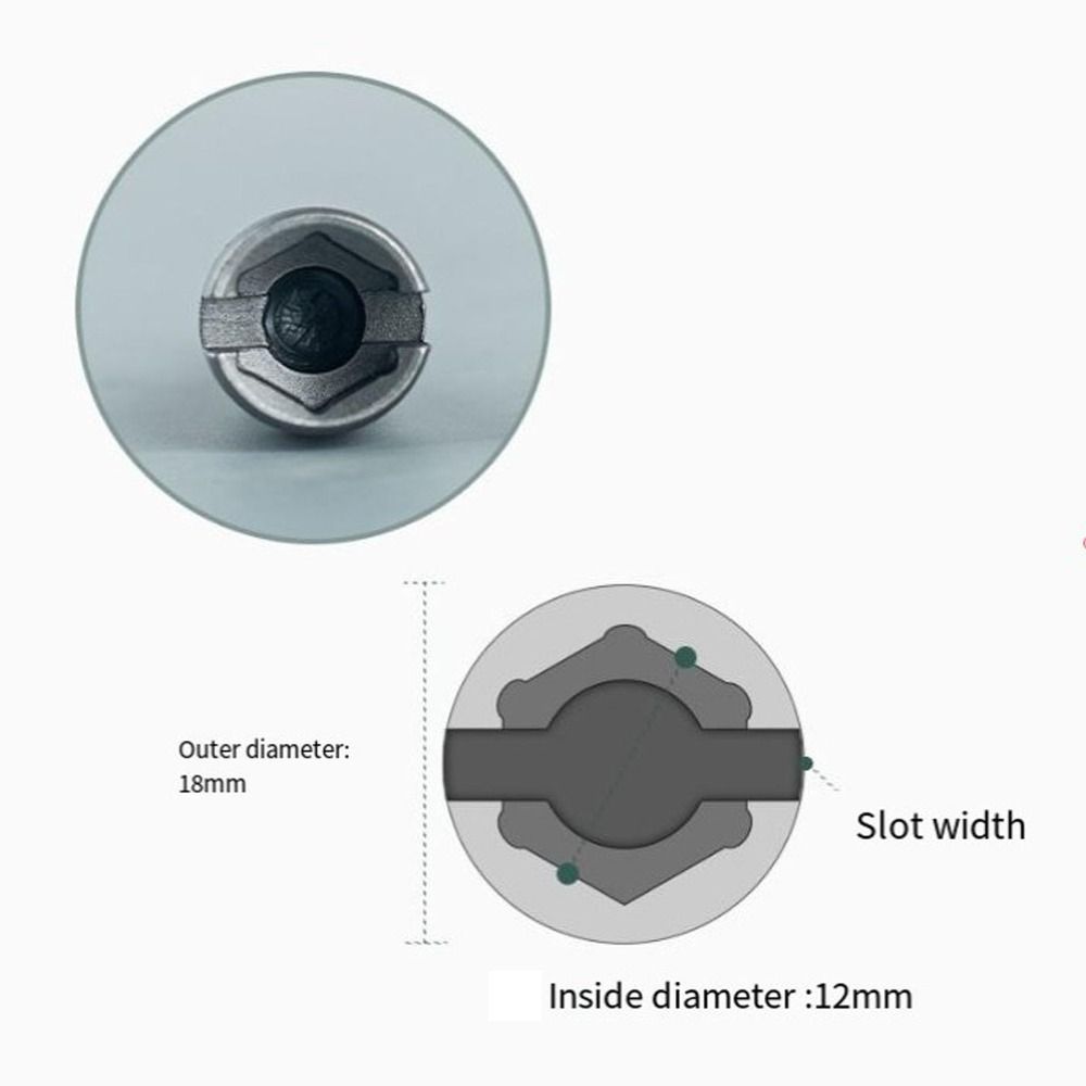 High-carbon Steel Shutter Drill Bit Hexagonal Wing Nuts Driver Bit Portable Shutter Bolts