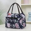 Hand-Carrying Lunch Bag Large Opening with Widened Handle Carrier Oxford Waterproof Bento Bag for Commuting Work Travel