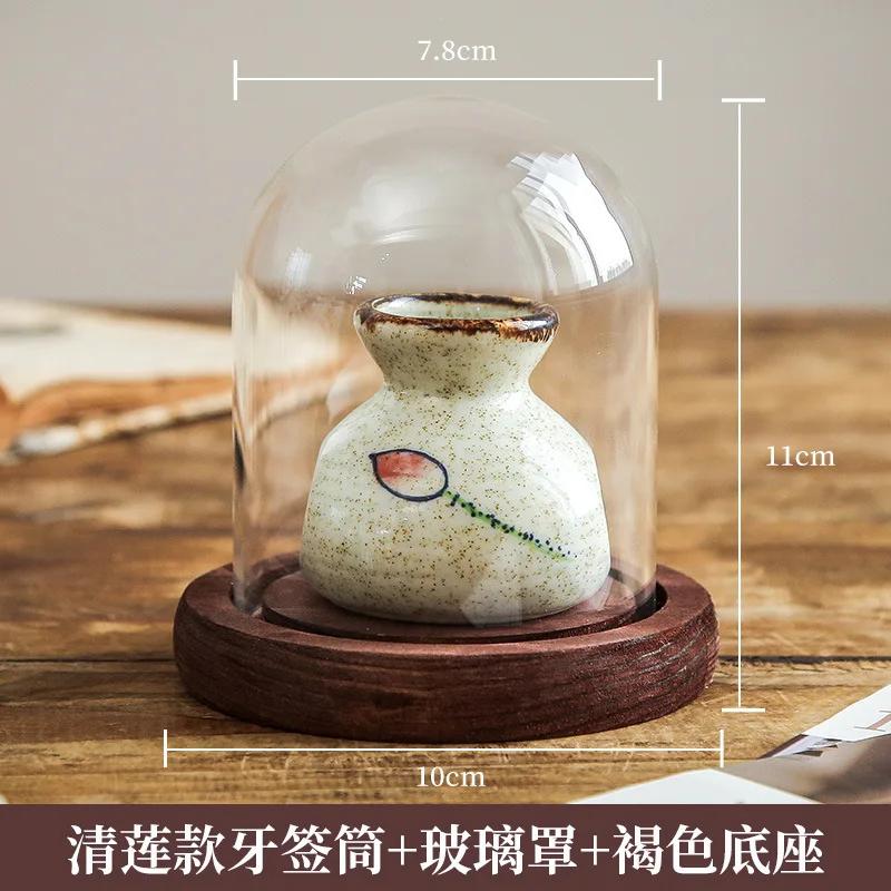 Personalizovaná krabička na párátka Domácí lehký luxusní keramický držák na párátka Kreativní hotelový catering Komerční nádobka na vatové tyčinky