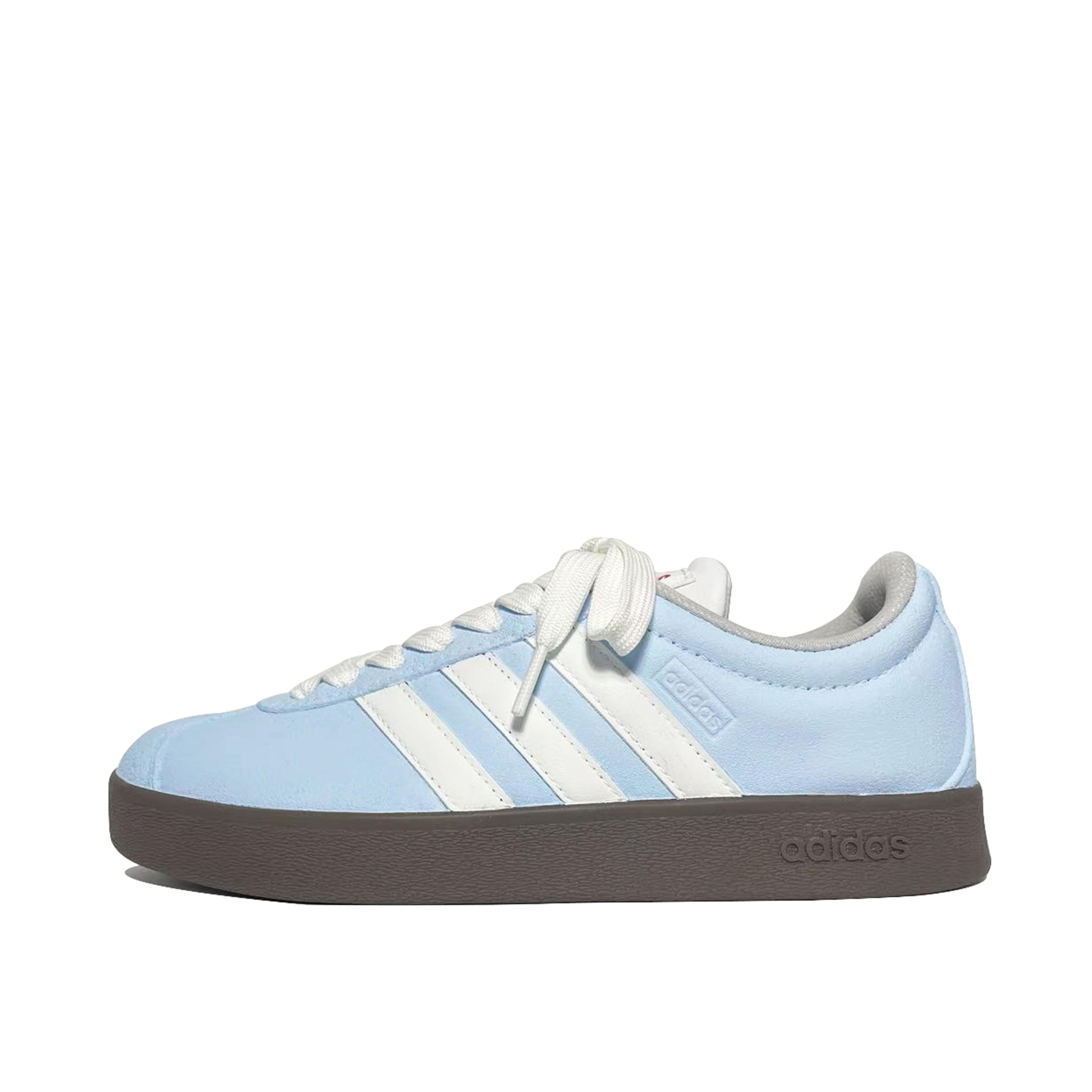 

Adidas VL COURT 2.0 Blue Light Coverage Quick Dry Lightweight Low top Skateboard Shoes Unisex Blue White HQ1802(Team847-) 37⅓