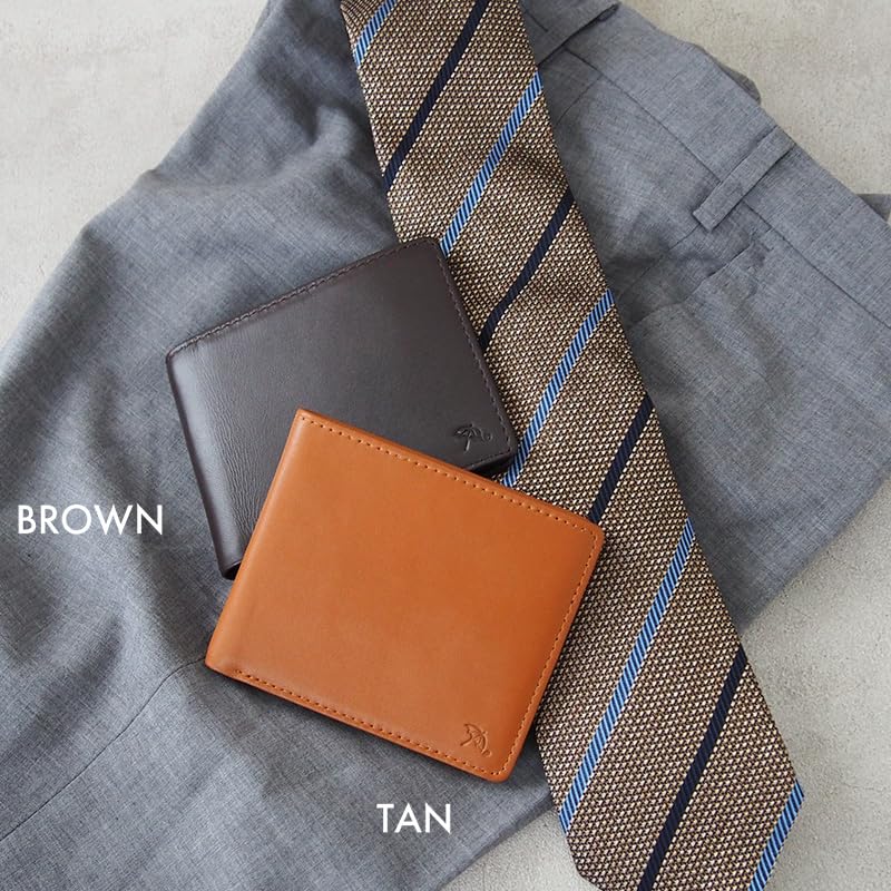 Arnold Palmer Bifold Wallet with Pure Sheepskin Men's Leather, Tan, APS-3312