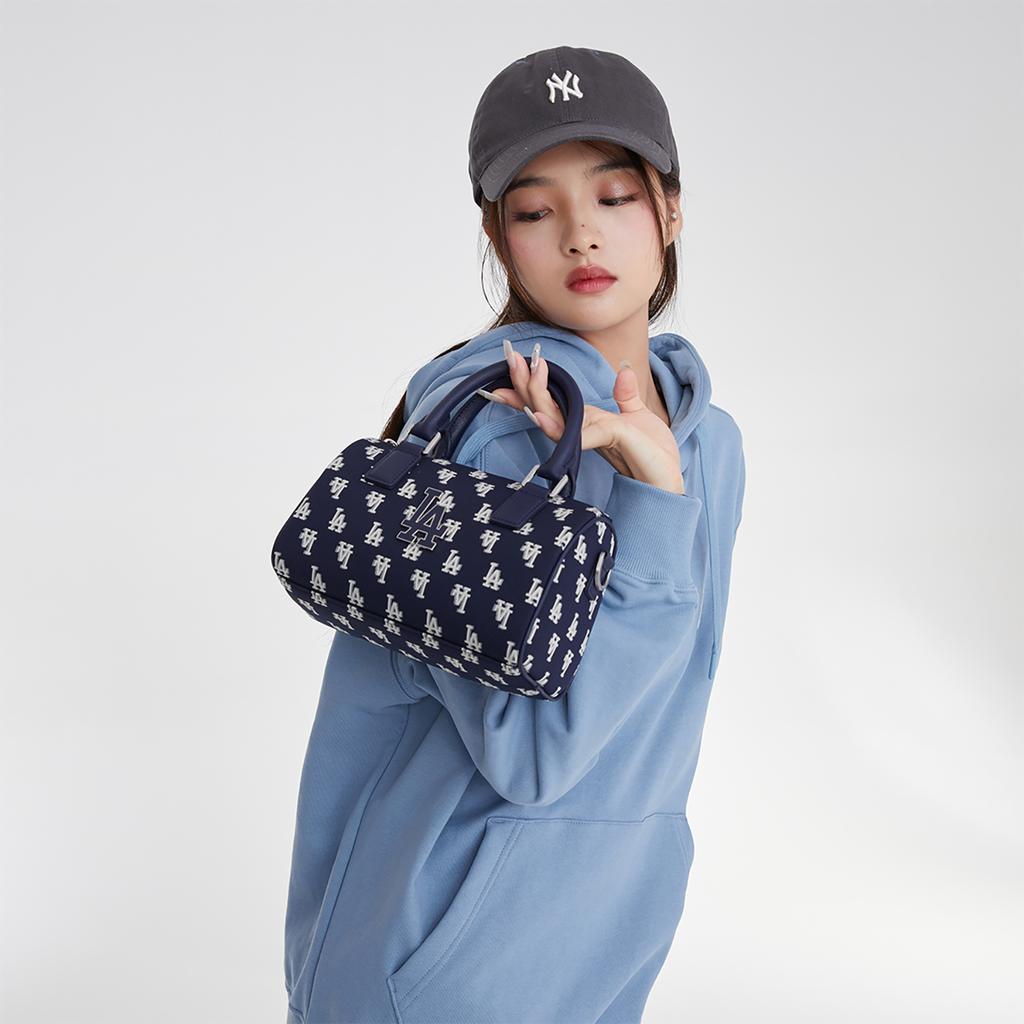 New MLB Artificial Leather Handbags Crossbody Bags Regular Unisex Marine Blue 3ABWS013N-07NYD
