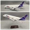 A380 1/160 Scale 47cm Model Aircraft FedEx Cargo Airways With Landing Gear and Wheels Diecast Resin Airplane Souvenir Ornament