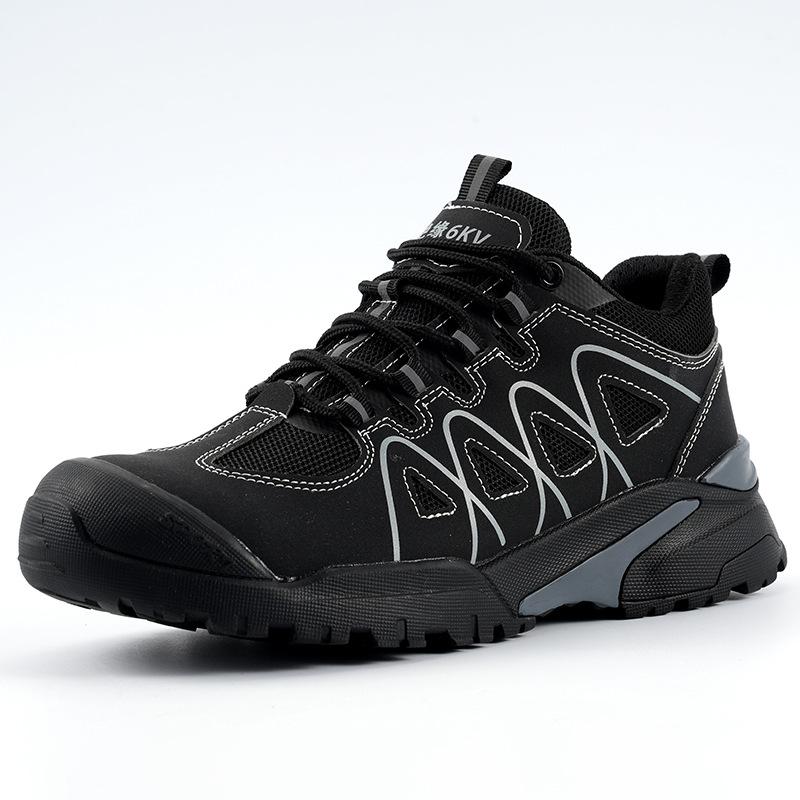 Labor Shoes Anti-smashing and Anti-puncture Steel Baotou Wear-resistant Protective Safety Shoes Work Men's Shoes