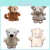 Plush Monkey Mouse Polar Bear Unicorn Soft Toy With Pp Cotton Filling For Kids Gift And Comfort
