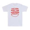 Just Here For The Wieners Funny Hot Dog 4th Of July American Men's T-Shirt
