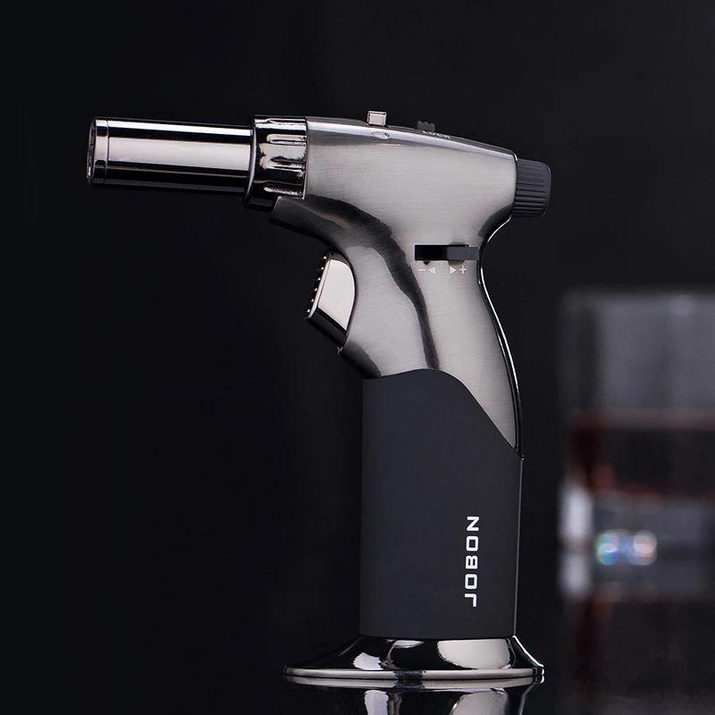 High Quality Metal Windproof Direct-draft Cigar Lighter with Adjustable Size for Men's Small Gifts Cigarette Accessories