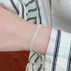Cui Yan S925 Sterling Silver Waterfall Bracelet - Korean Style Light Luxury Gift for Women and Best Friends