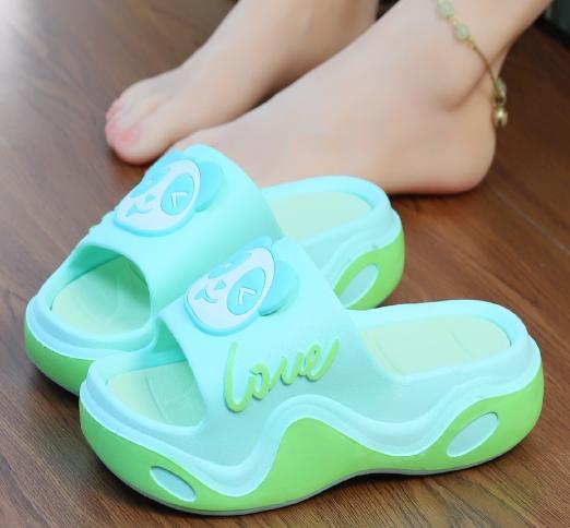 Fashion Panda slippers for women summer height increasing shoes for girls thick-soled slippers thick-soled beach slippers animal