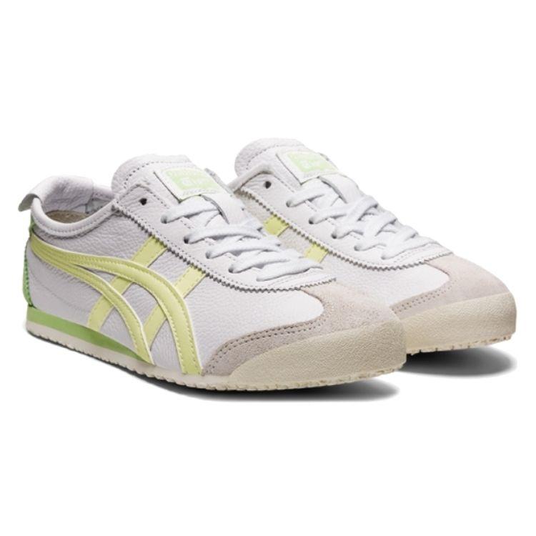 ONITSUKA TIGER Mexico 66 Comfortable Low-Top Sports Casual Shoes Women Sneaker White Yellow 1182A078-109