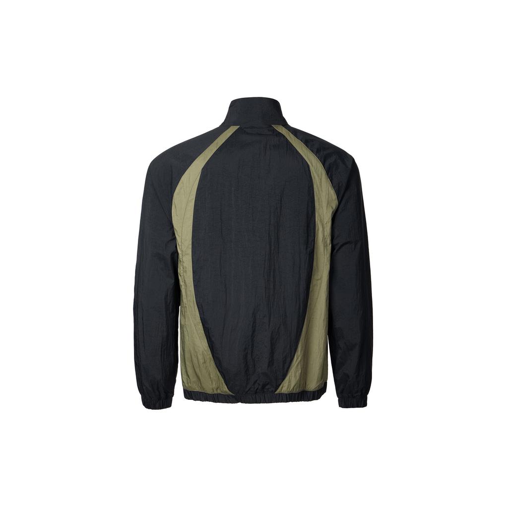 Jordan Men's Dri-Fit Woven Stand-Up Collar Jacket 'Black/Olive' FN5849-011