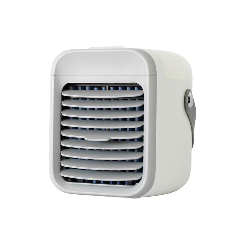 Portable Water Cooled Air Conditioning Fan USB Wireless Charging Desktop Humidification Mini Portable Mobile Fan Silent Spray