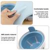 Plastic Egg Boiler Dual Cavity Microwave Poacher with Lid, Heat Resistant Double Hole Steamer, Compact Cooker Quick Breakfast Tool Nutritious Maker