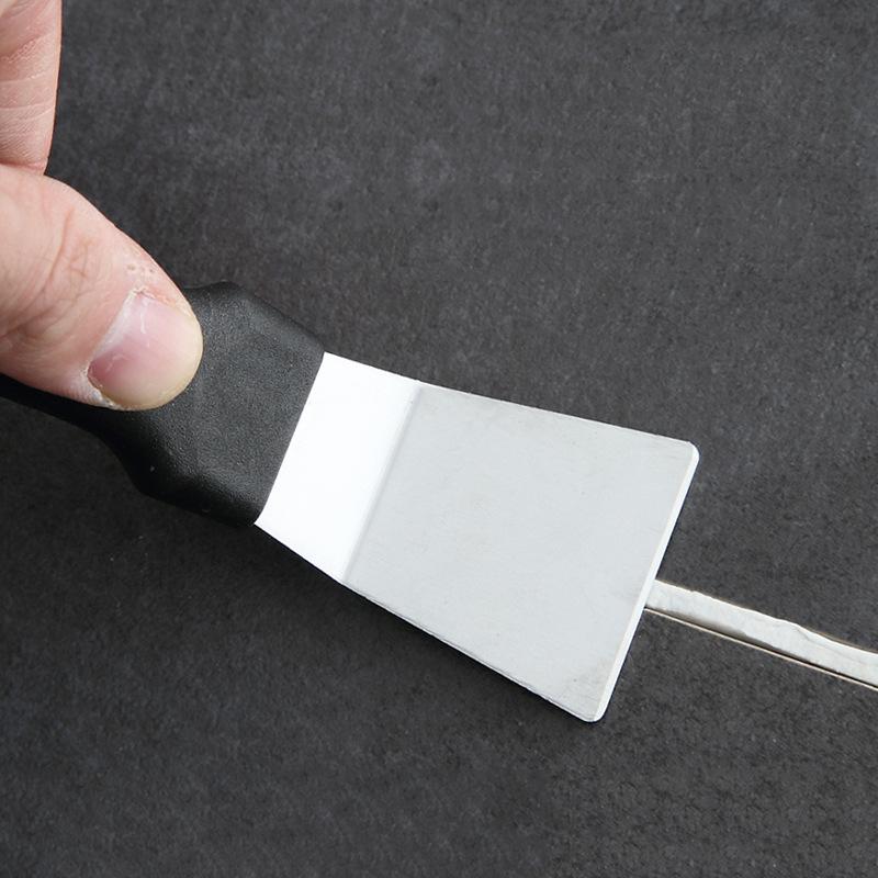 Range Hood Vortex Shovel Bent Shovel Cleaning Stainless Steel Scraper Kitchen Cleaning Shovel Refrigerator Defrosting Shovel Oil Shovel