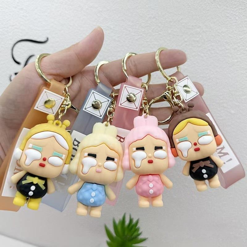 Tide Play Blind Box Keychain Doll Pendant Schoolbag Pendant Soft Glue Jewelry Small Gift