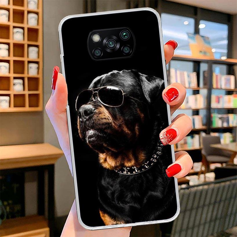Rottweiler Dog Cover Phone Case For Xiaomi Poco F7 Ultra X7 X6 X5 Pro M7 Redmi 15C 15 13C 13 12C 12 10C 10 9A 9C 9T 9 Shell Poco