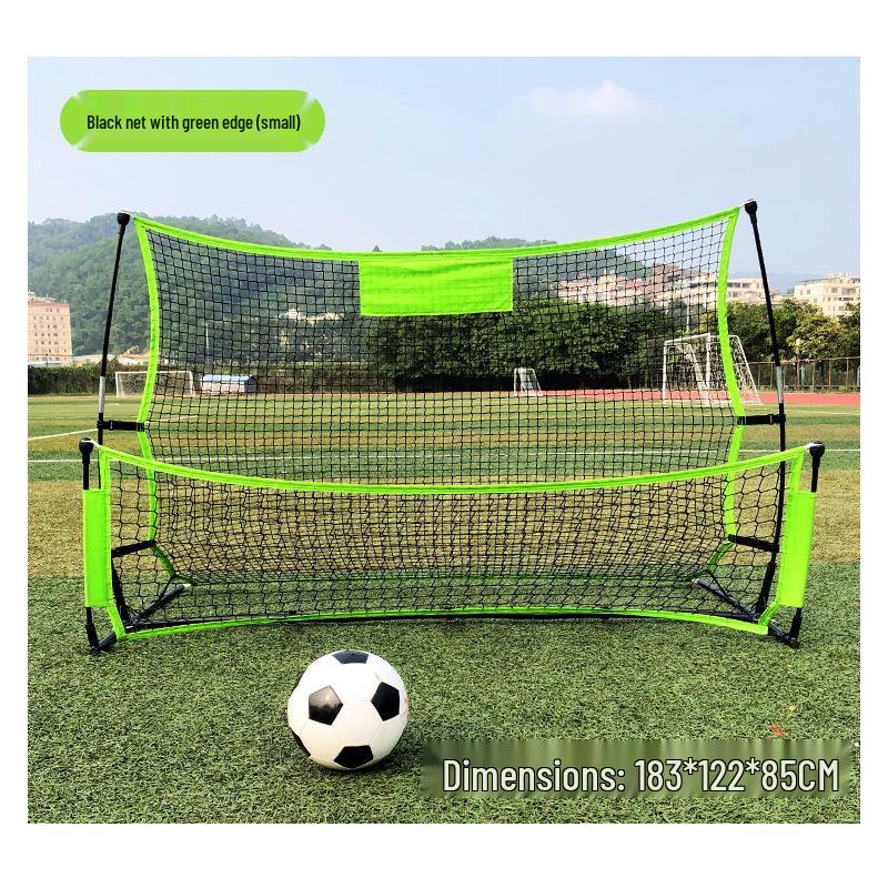 Portable Football Rebound Net with Adjustable High-Low Return for Shooting and Passing Practice