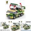 Building Block Air Defense Missile Vehicle With Diy Plastic Bricks For Kids And Collectors