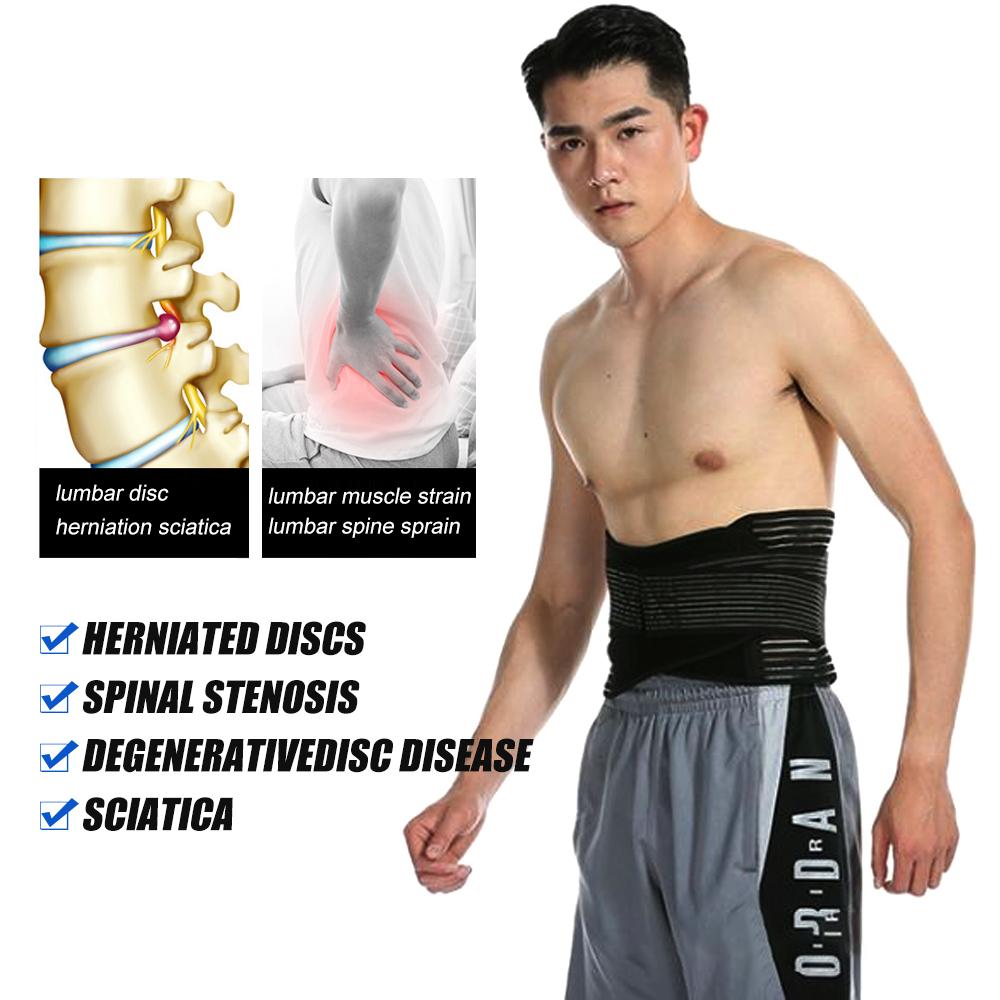 Double Pull Back Lumbar Support Belt Orthopedic Waist Corset Men Women Spine Decompression  Back Pain Relief Waist Trainer Brace