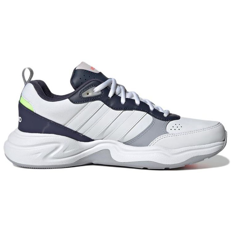 Adidas Neo Strutter Leather Rubber Sports Comfortable Slip Resistant Durable Lightweight Low Top Lifestyle Casual Shoes Women Casual Shoes GX3327