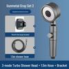 Gunmetal Gray Filter Shower Head Set