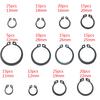 300Pcs 18Sizes C-Clips Snap Ring Circlip Retaining Ring Set Assortment with Case