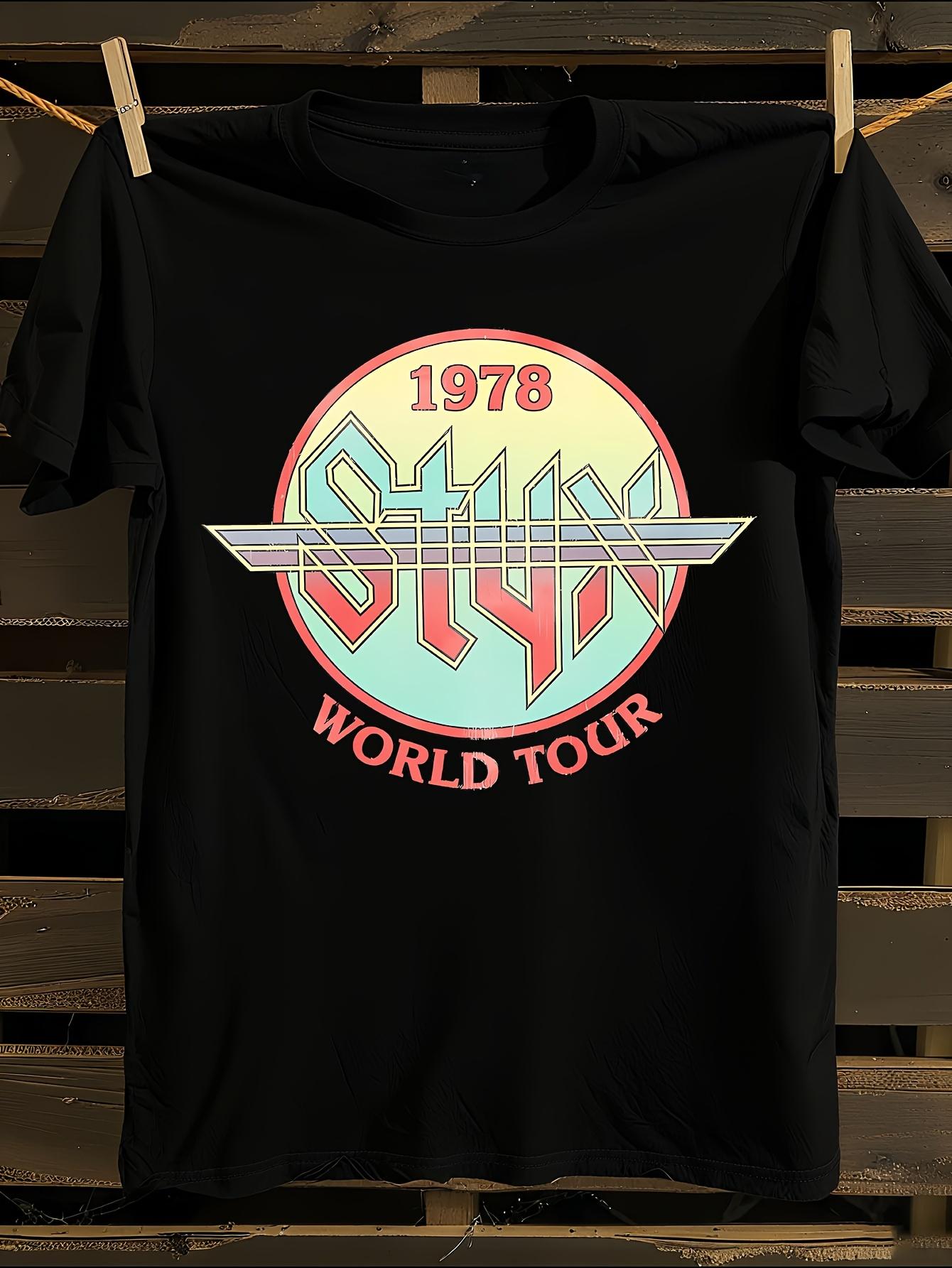 Styx 1978 World Tour Vintage Graphic T-shirt XXXXL