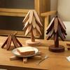 Baumdesign Ständer Holz Untersetzer Dekorativ Hitzebeständig Tischmatte Untersetzer Holz Platzsets Heißer Topf