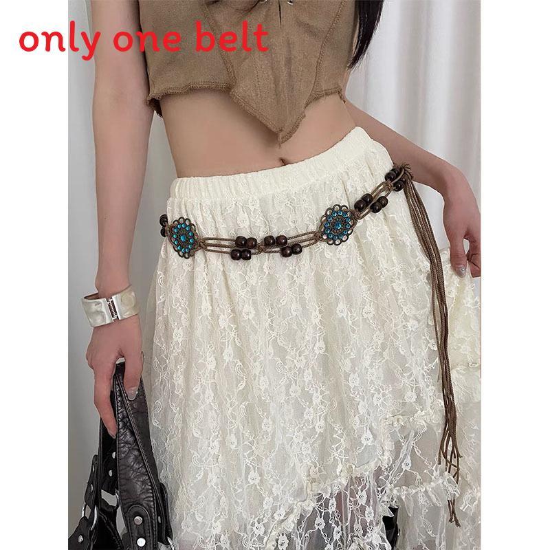 Bohemian Waist Belt Ethnic Style Vintage Butterfly Metal Accessory For Dress Or Skirt