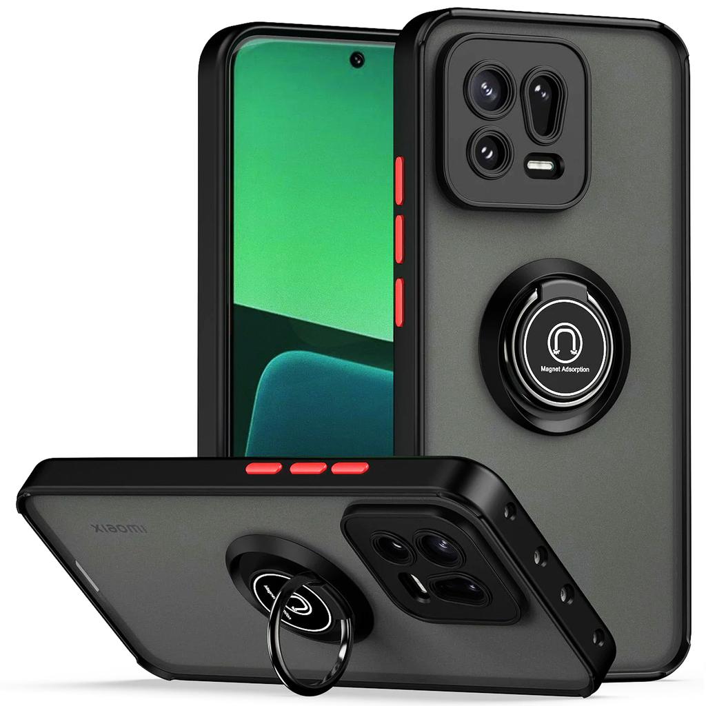 Magnetic Ring Holder Case For Xiaomi Mi 14T 13T 12T 11T 10T 15 Pro Funda For Mi 13 12 11 Lite Ultra Shockproof Armor Phone Cover