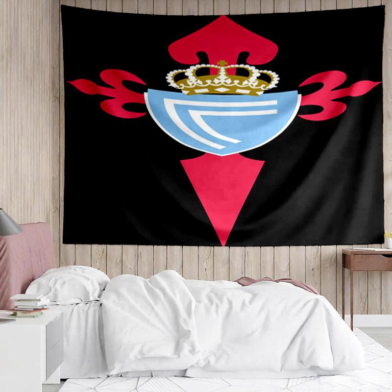 Celta Vigo Crest Design Tapestry Accessories Playroom Tapestry, for Bedroom,Livingroom, dormitory Room Wall Decor Fan Birthday Gifts