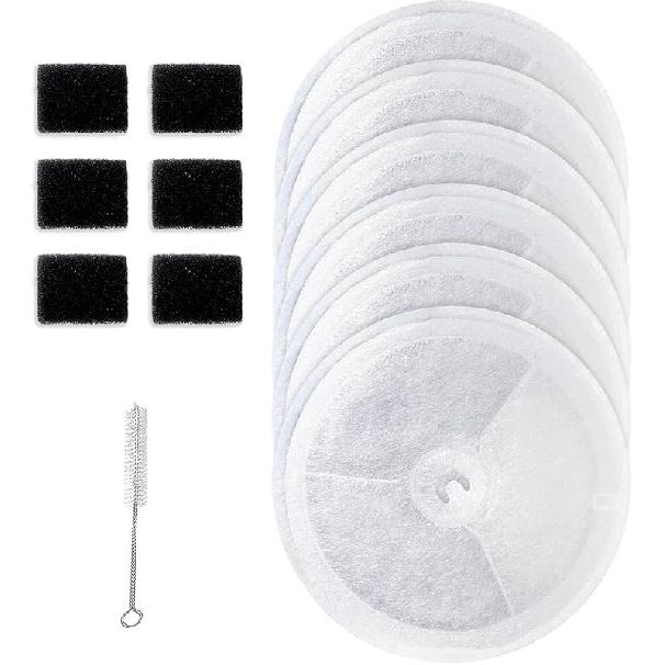 12 PCS Filter Unit 3.0 Pet Cat Kit Water Fountain Filters 2025 New Fit For E versweet Solo 2/Solo SE, E versweet 3 Pro/2S/3, Including Replacement