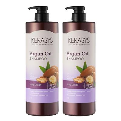 Kerasys Arganöl-Shampoo mit Babypuderduft, 2 Stück, 1L