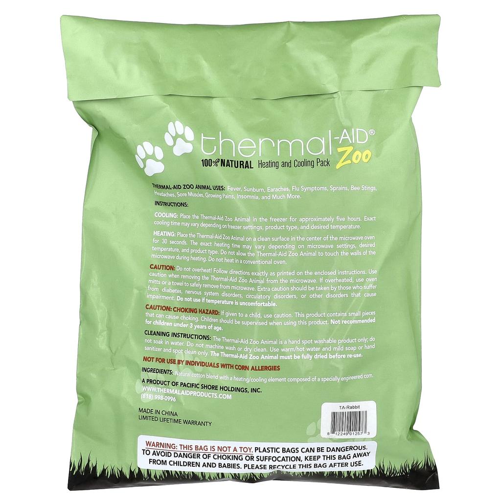 Thermal Aid, Heating and Cooling Pack, Ju Rabbit, Baxter, 1 Pack