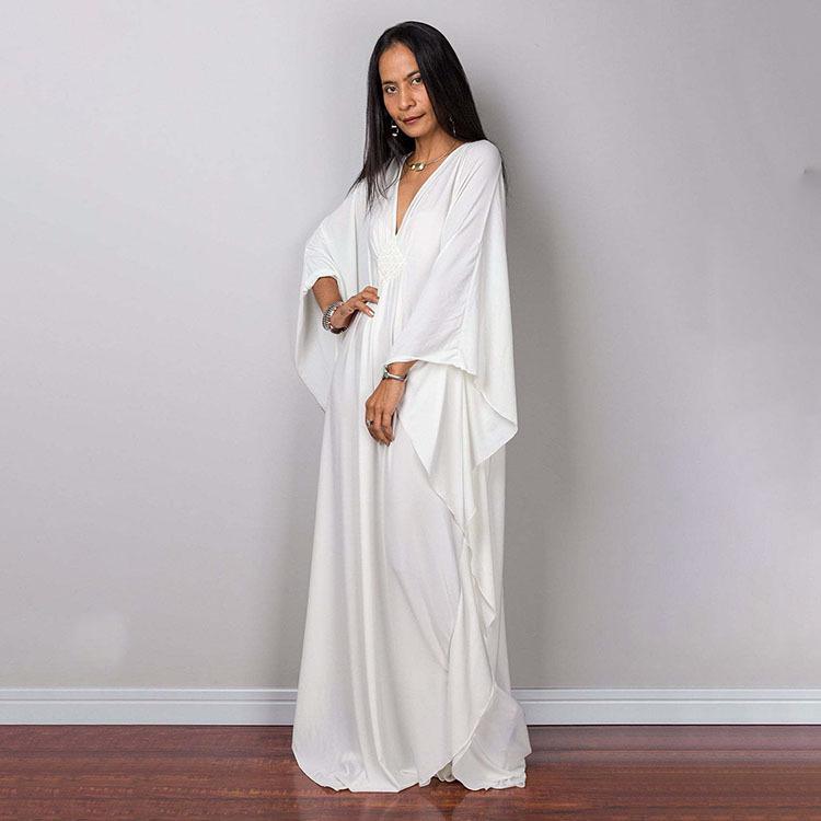 

Пляжна сукня в європейському та американському стилі: Вільний, Довгий, Відпускний Халат & Накидка для Бікіні для Жінок One Size