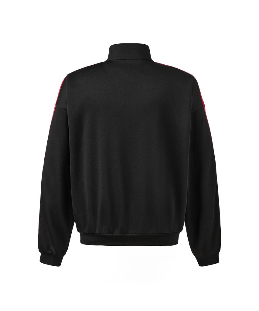 Mihak Lettering Tape Track Jacket (Black)