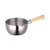 Extra Thick 304 Stainless Steel Yukihira Milk Pot, Uncoated for Baby Food, Cooking Noodles, Small Household Pan