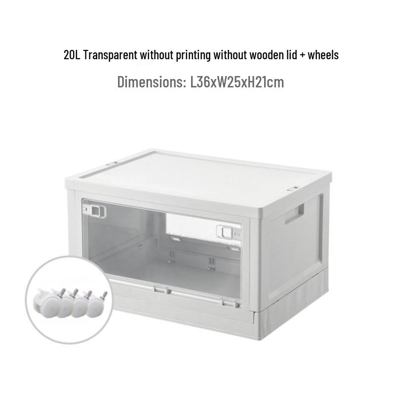 Black Outdoor Camping & Storage Folding Box - Industrial Style for Car Trunk