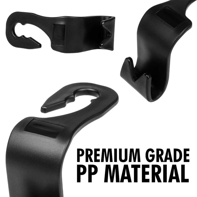 4 balení do auta Organizér na opěrku hlavy na zadní sedadlo Háček na uložení potravin